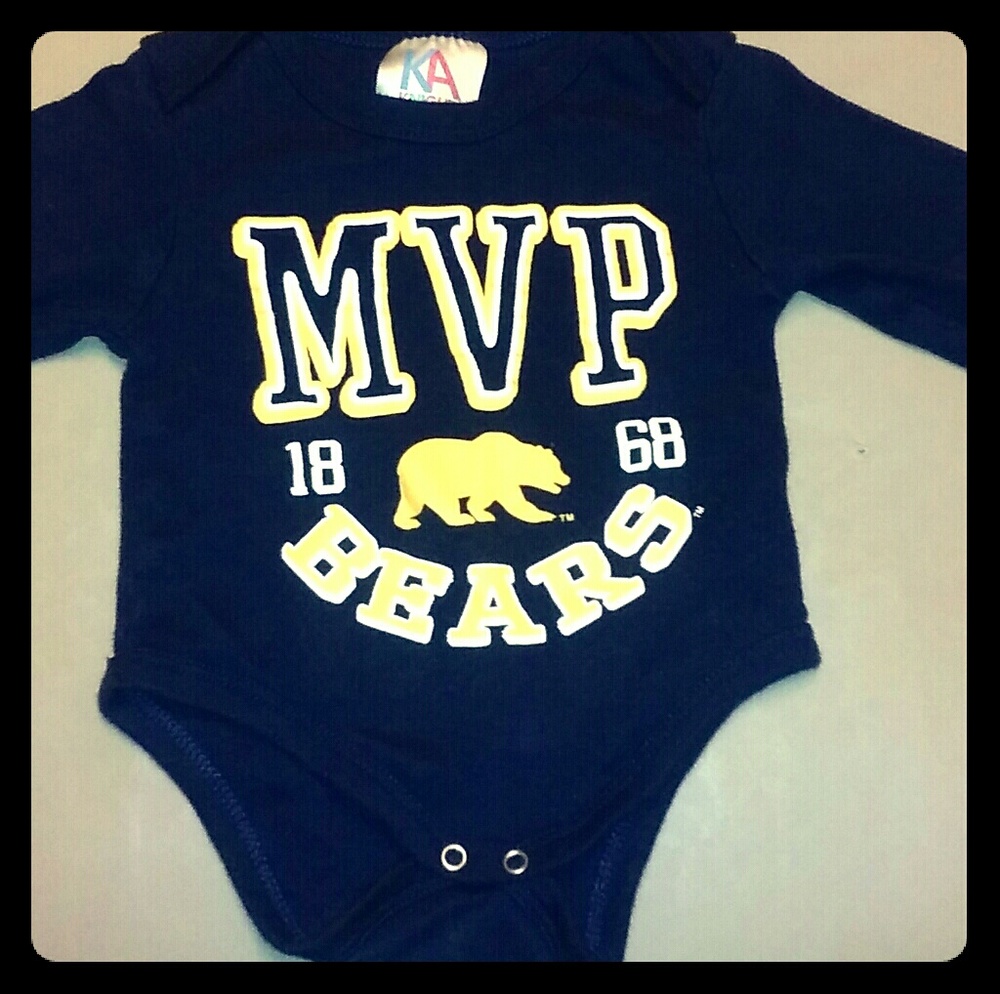 BABYS CALIFORNIA GOLDEN BEARS "MVP" NAVY ONE PIECE